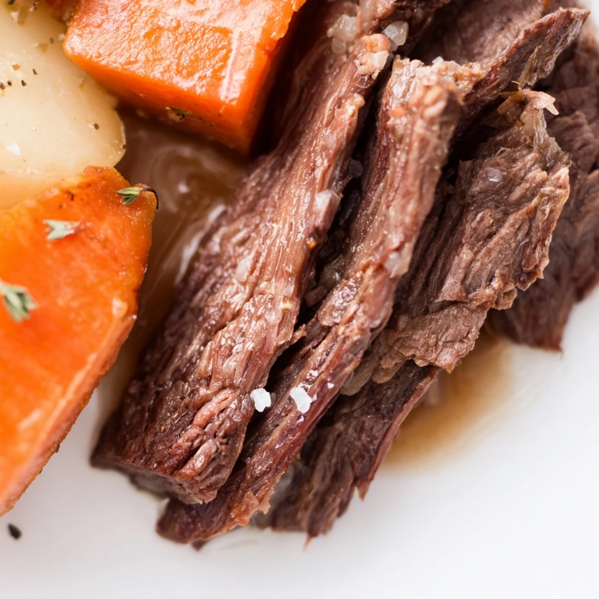 Savory Beef Supper Roast sliced with caramelized onions and celery for a hearty family meal.