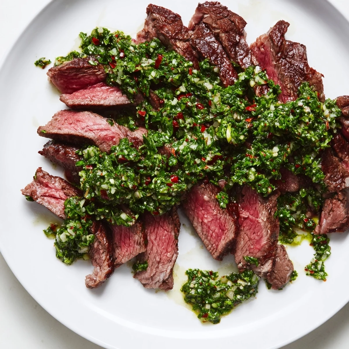 Served with buttery ribeye and zesty chimichurri, Date Night Steak with Chimichurri looks restaurant-quality.
