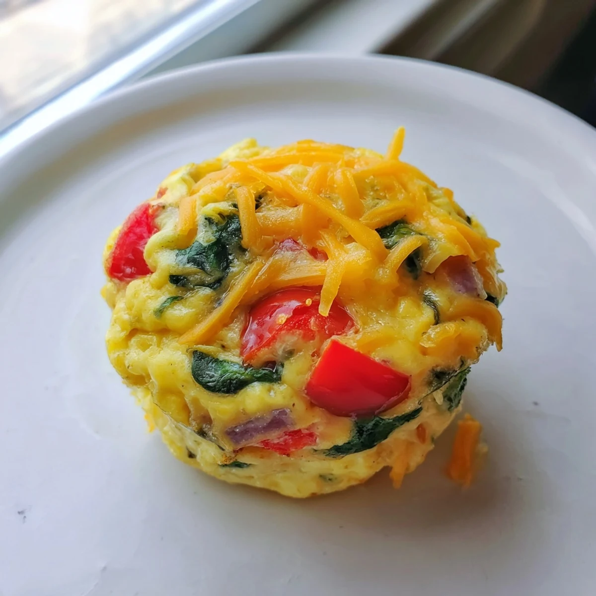 Best Frittata Egg Muffins are perfect for breakfast on the go, served warm with ketchup.