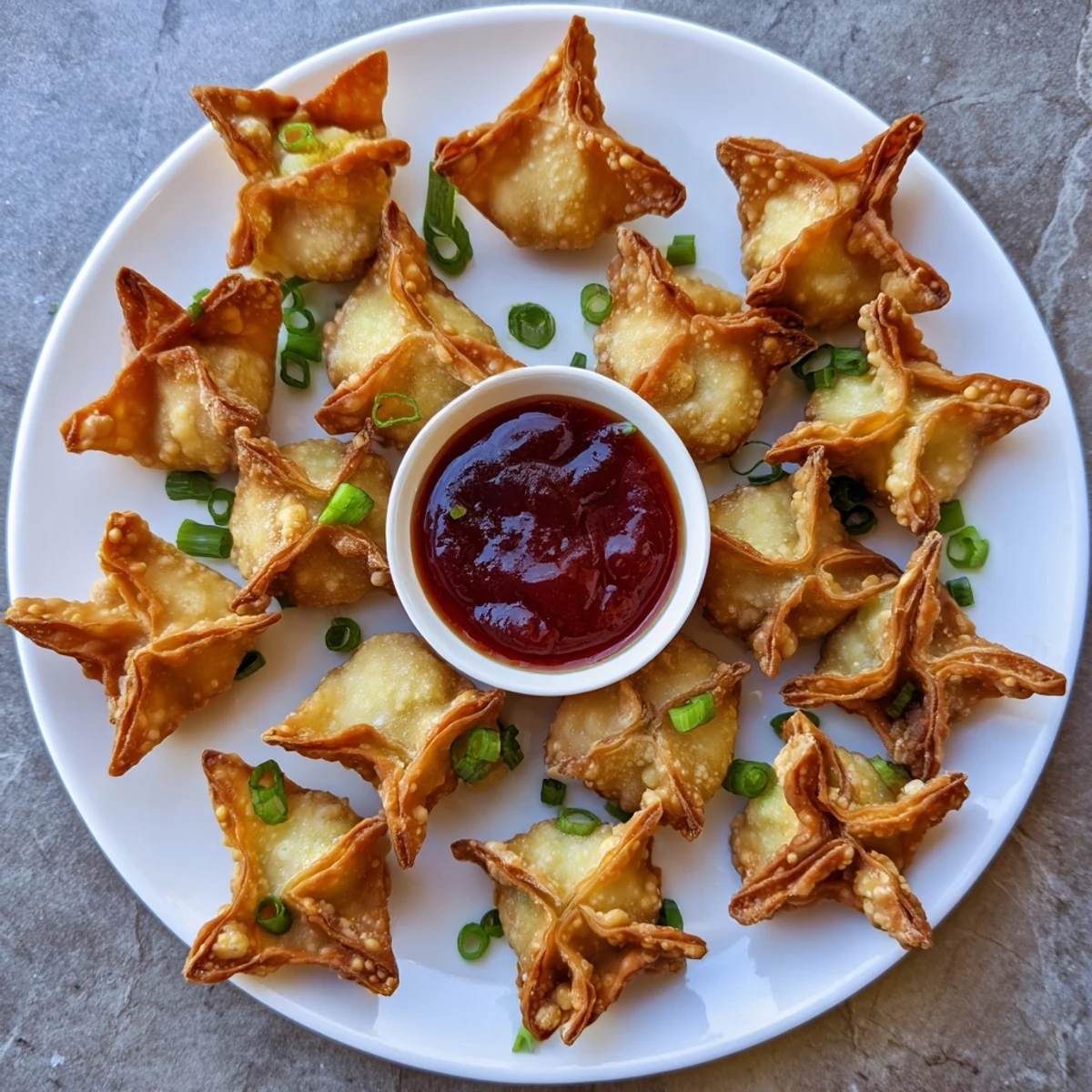 A close-up of Crispy Crab Rangoon Bombs showing the crunchy exterior and the rich, creamy crab cheese filling.