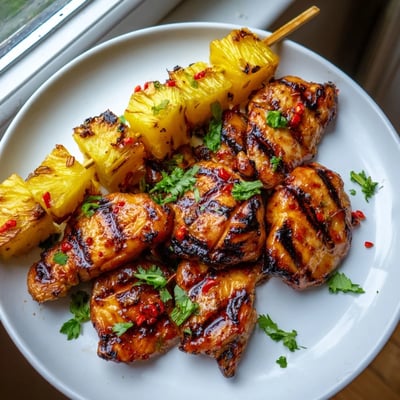 Chili Pineapple Grilled Chicken