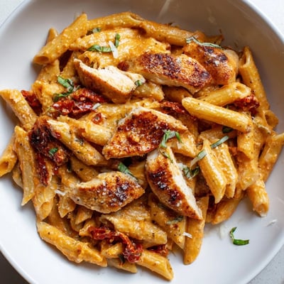 Creamy Sun Dried Tomato Chicken Pasta